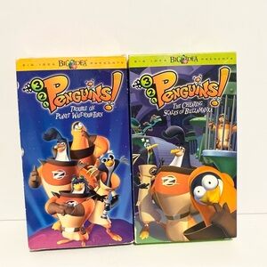 Big Ideas 3-2-1 Penguins Episode 1 & 2 VHS 2001 Vintage Y2K Veggie Tales